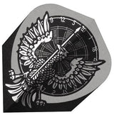 Harrows Quadro Dartboard with Bird Dart Flights (FB2013)