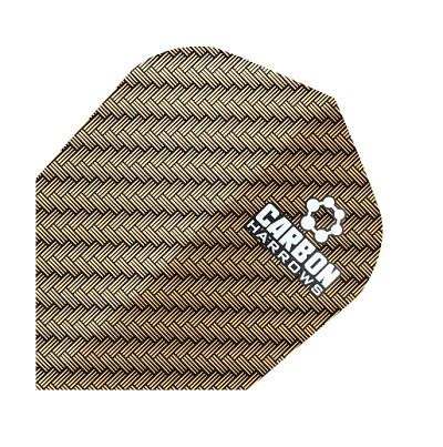 Harrows Carbon Dart Flights Extra Strong 100 Micron [1201, Bronze]