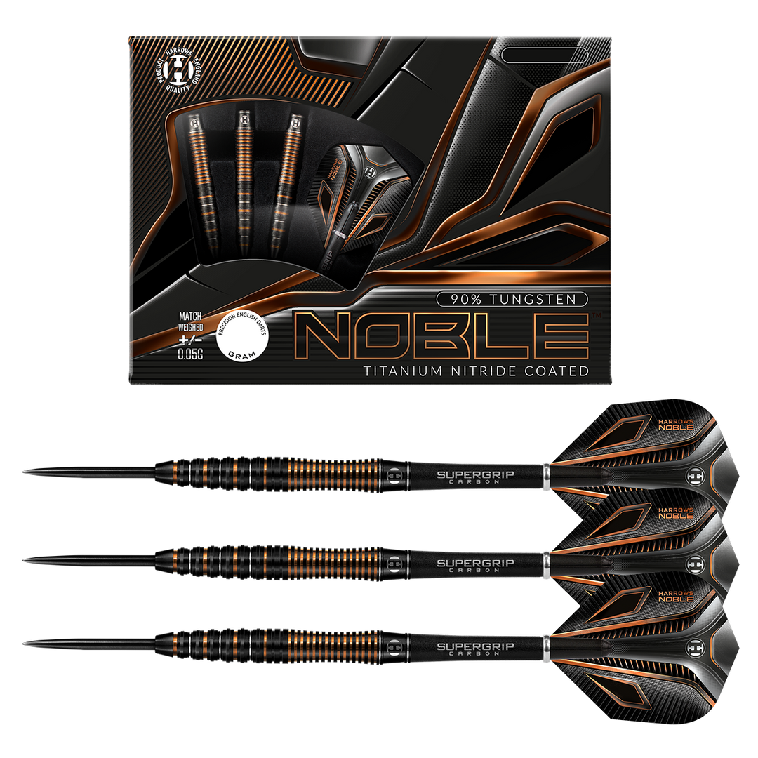 Harrows Noble 90% Tungsten Steel Tip Darts