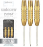 John Lowe Phase 2 Gold Shark Grip Purist 90% Tungsten Steel Tip Darts by Unicorn
