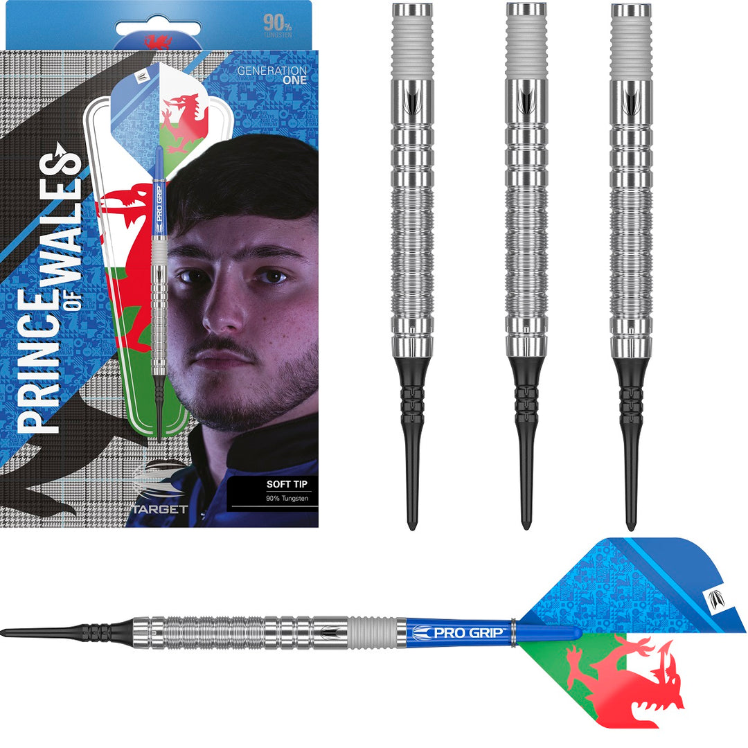 Lewy Williams 90% Tungsten Soft Tip Darts By Target