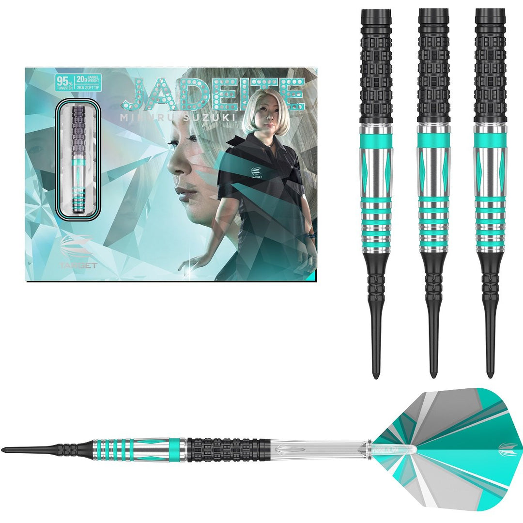 Mikuru Suzuki 95% Tungsten Soft Tip Darts by Target