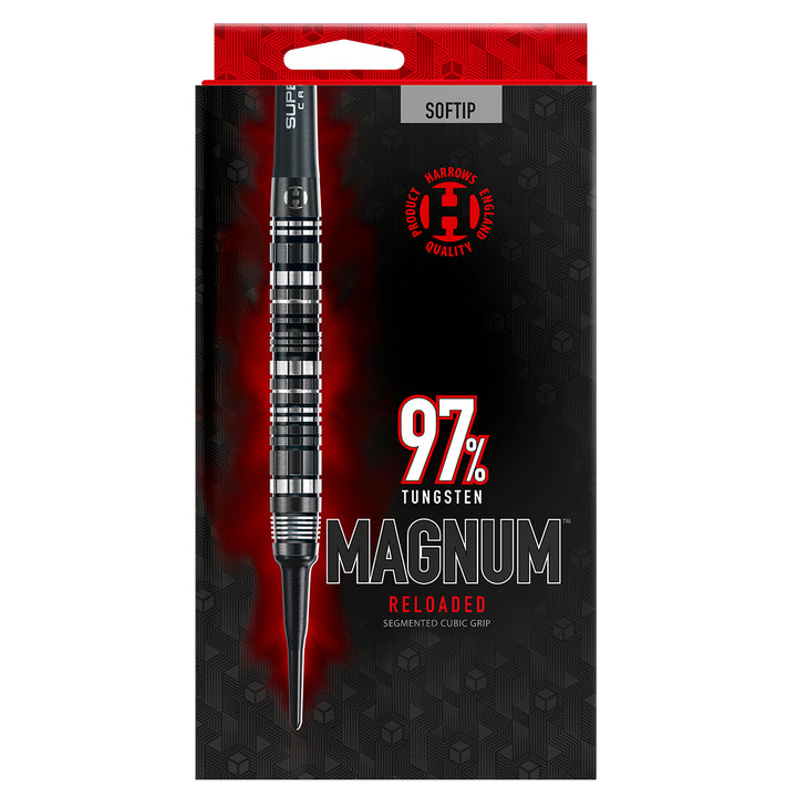 Magnum Reloaded 97% Tungsten Soft Tip Darts by Harrows