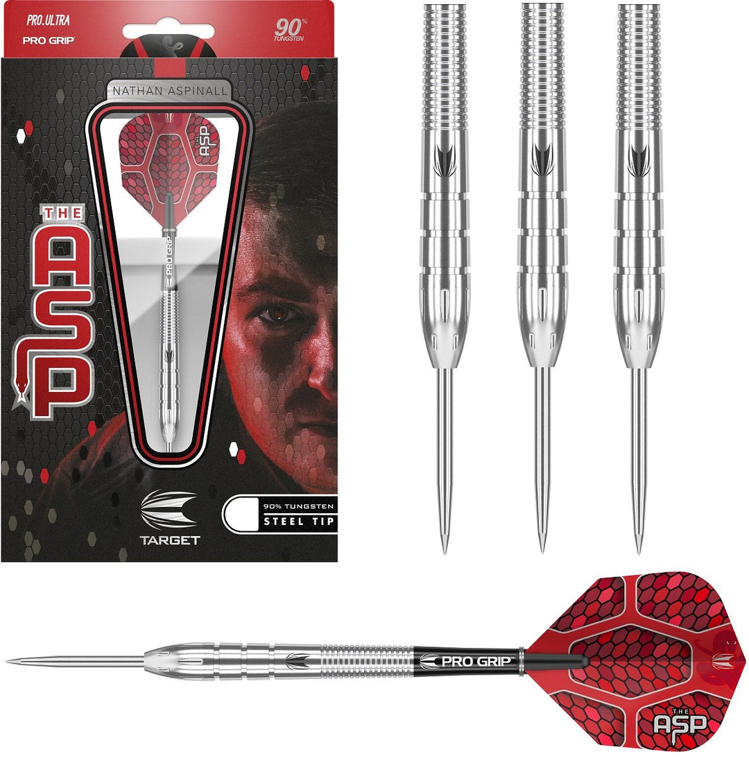 Nathan Aspinall 90% Tungsten Steel Tip Darts by Target