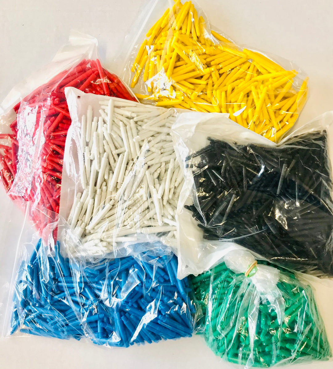 100 SETS Loose Nylon Dart Stems / Shafts