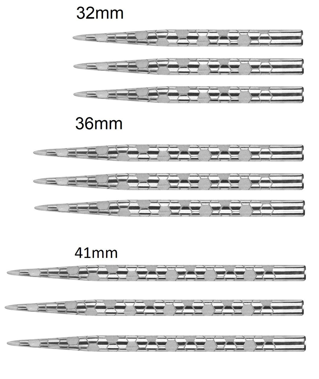 Target Onyx Silver Pro Replacement Dart Points