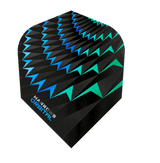 Harrows Orbital Aqua / Green Standard Dart Flights