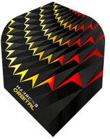 Harrows Orbital Yellow / Red Standard Dart Flights