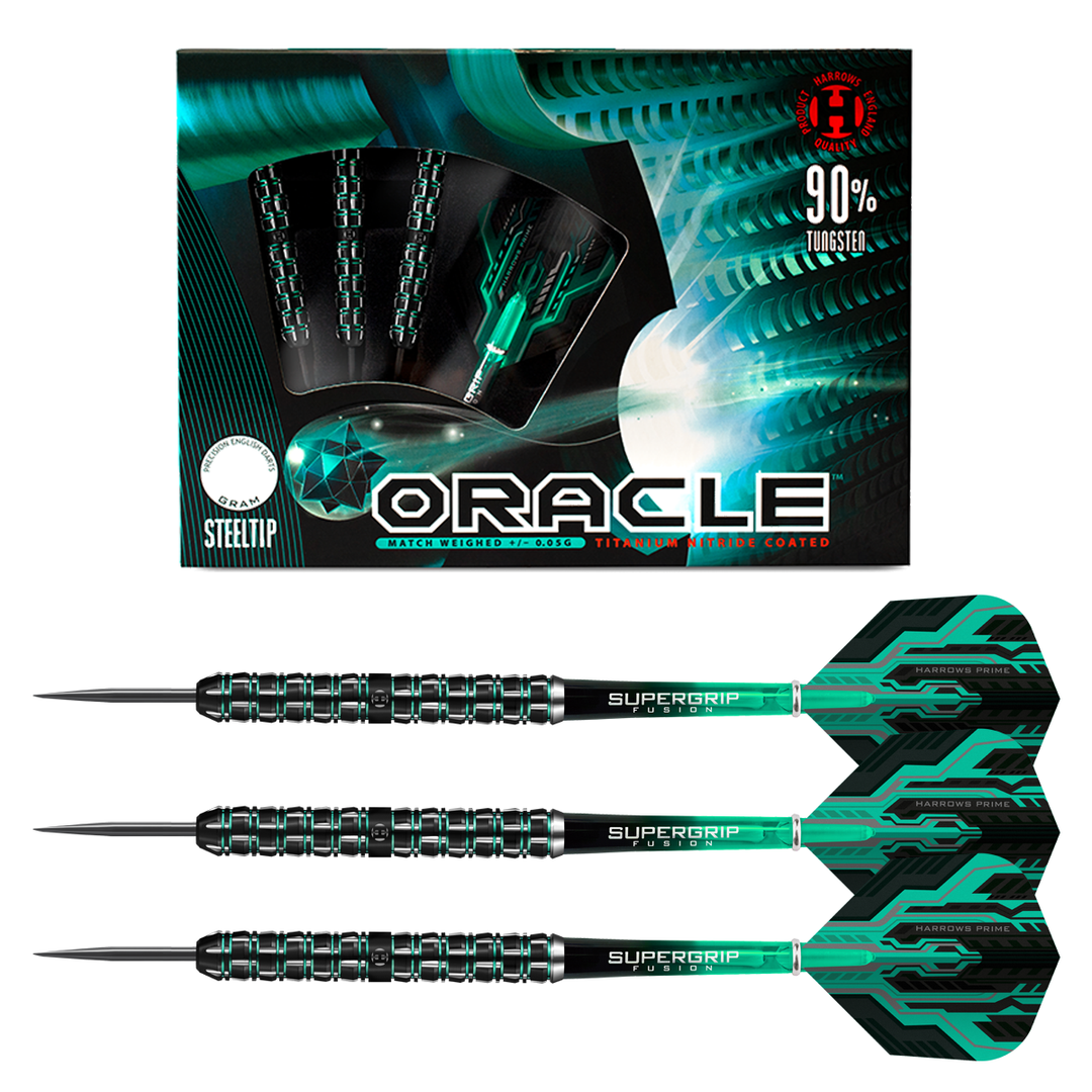 Harrows Oracle 90% Tungsten Steel Tip Darts