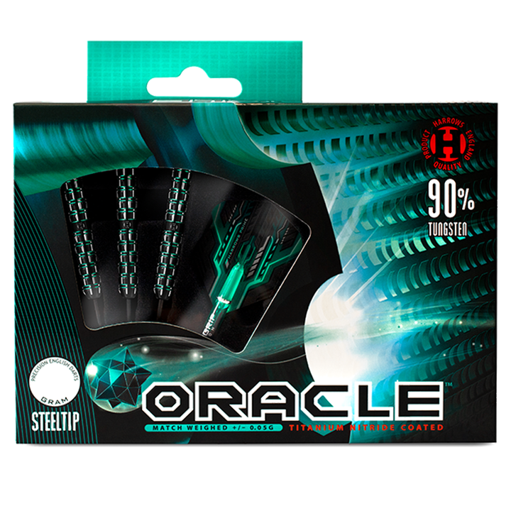 Harrows Oracle 90% Tungsten Steel Tip Darts