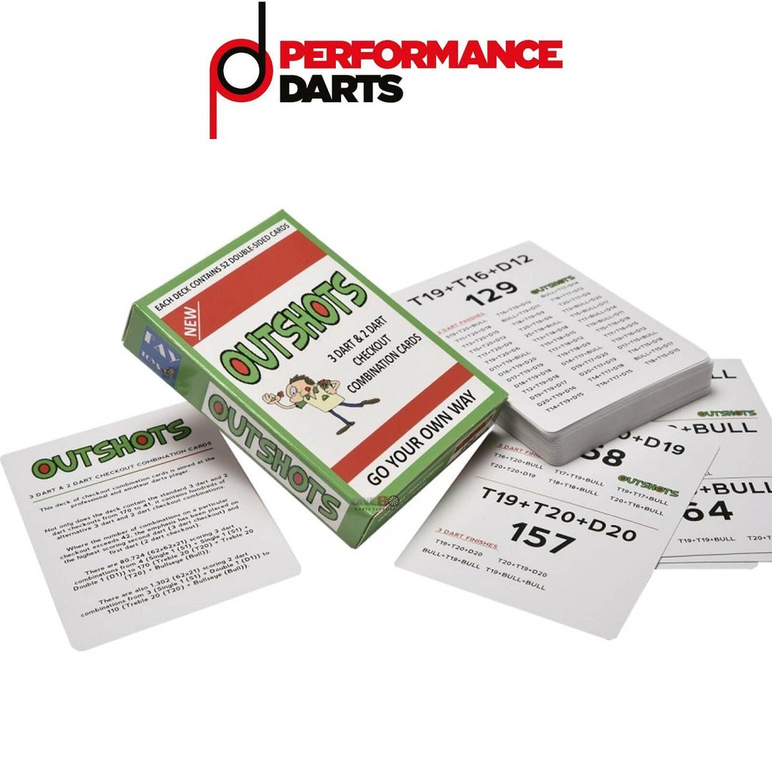 Outshot Cards by Performance Darts