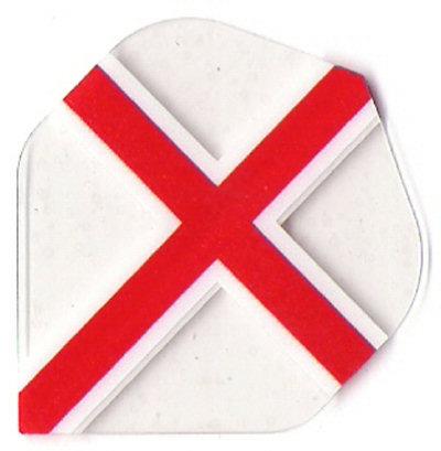 PolyMet Extra Strong St George Cross Clear Dart Flights (PM4)