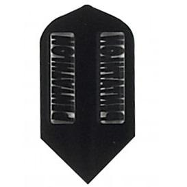 Pentathlon 100 Micron Slim Black Clear Panel Dart Flights