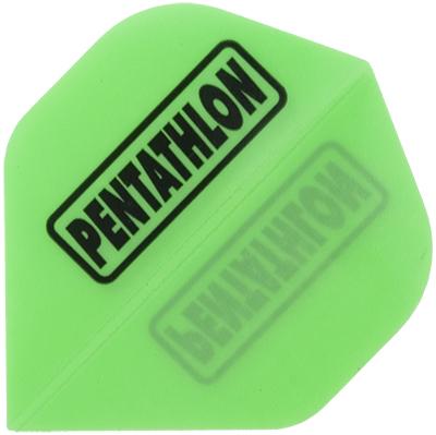 Pentathlon 100 Micron Solid Green Dart Flights 