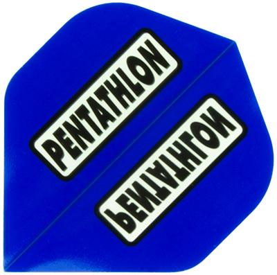 Pentathlon 100 Micron Blue Dart Flights Clear Panel 