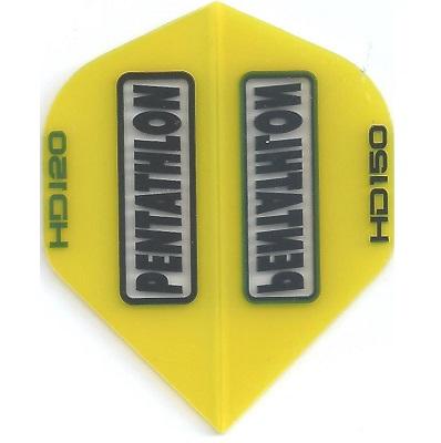 Pentathlon HD150 Yellow Dart Flights Extra Thick