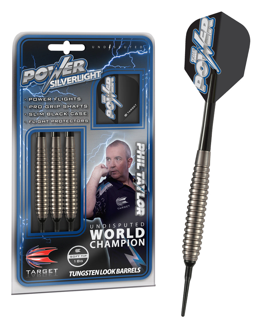 Phil Taylor Brass Silverlight Soft Tip Darts by Target