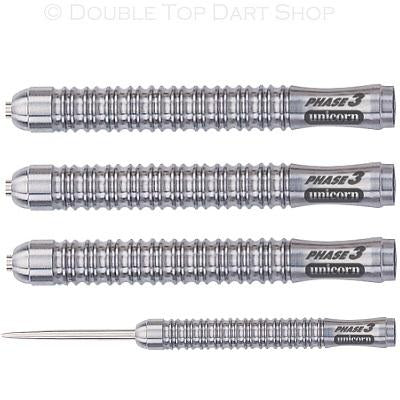 Unicorn Purist Phase 3 Curve Natural 90% Tungsten Steel Tip Darts