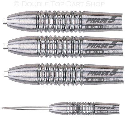 Unicorn Purist Phase 5 Natural 95% Tungsten Steel Tip Darts