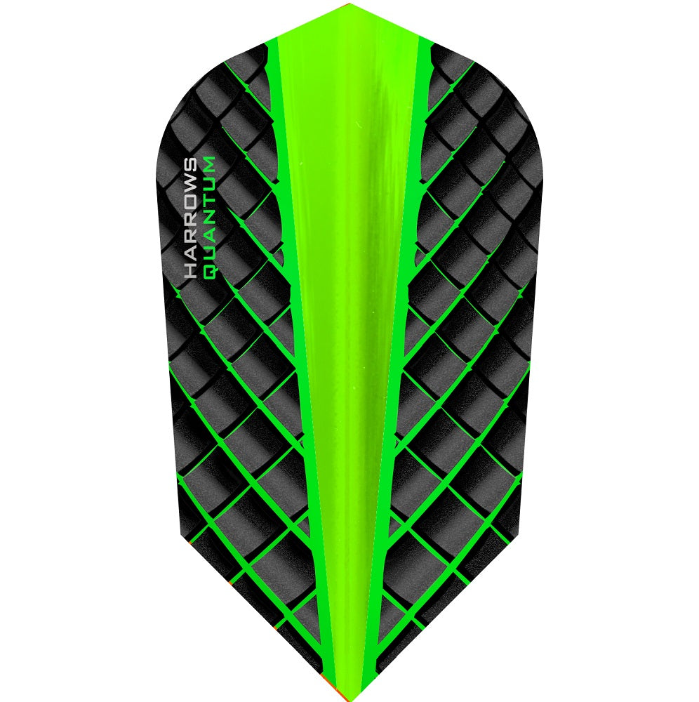 Harrows Quantum Slim Green Dart Flights