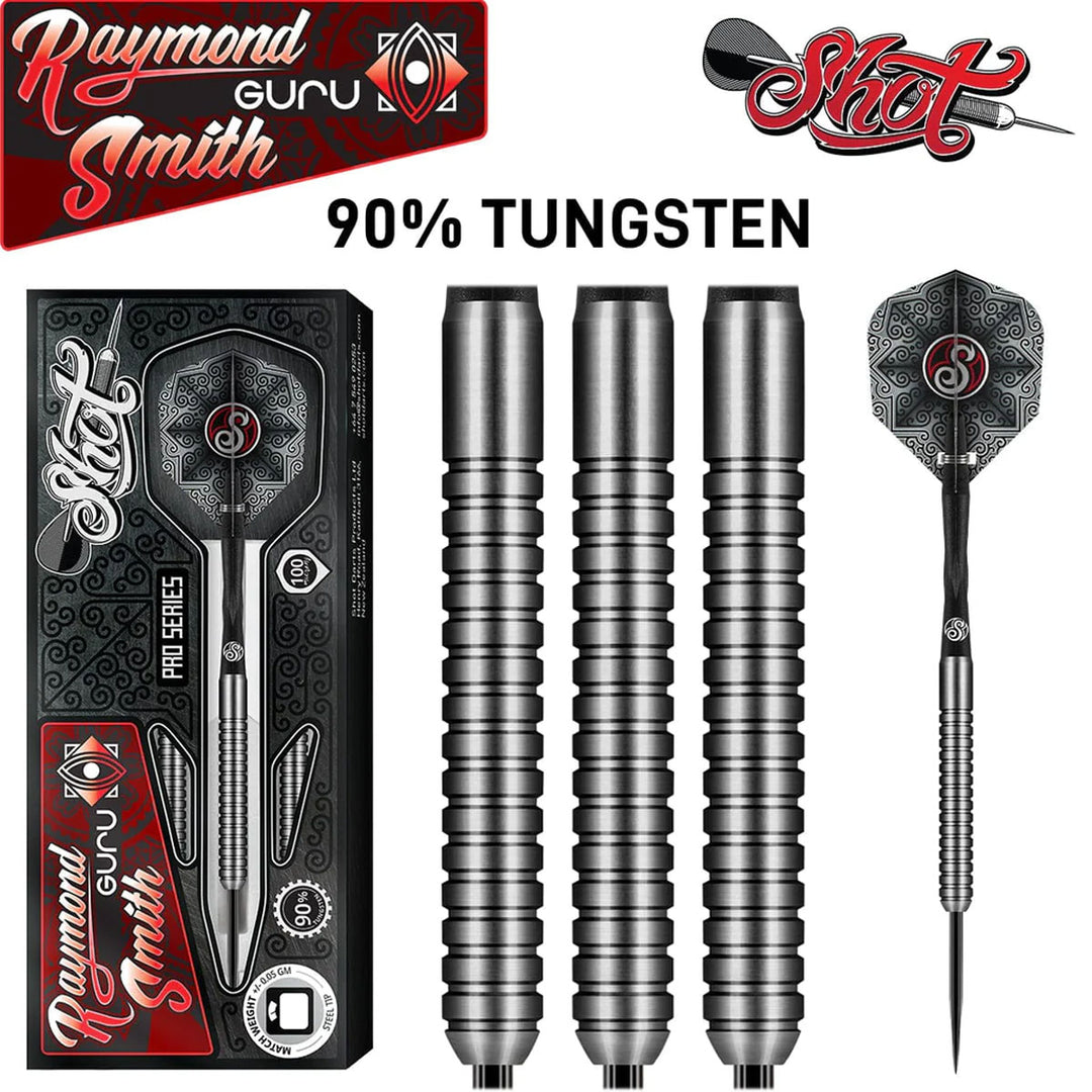 Raymond Smith 90% Tungsten Steel Tip Darts by Shot
