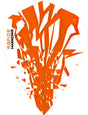 Harrows Rapide Kite Orange on White Dart Flights
