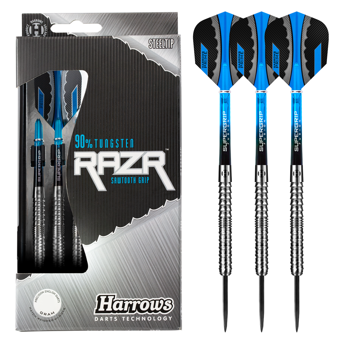 Harrows Razr Straight 90% Tungsten Steel Tip Darts