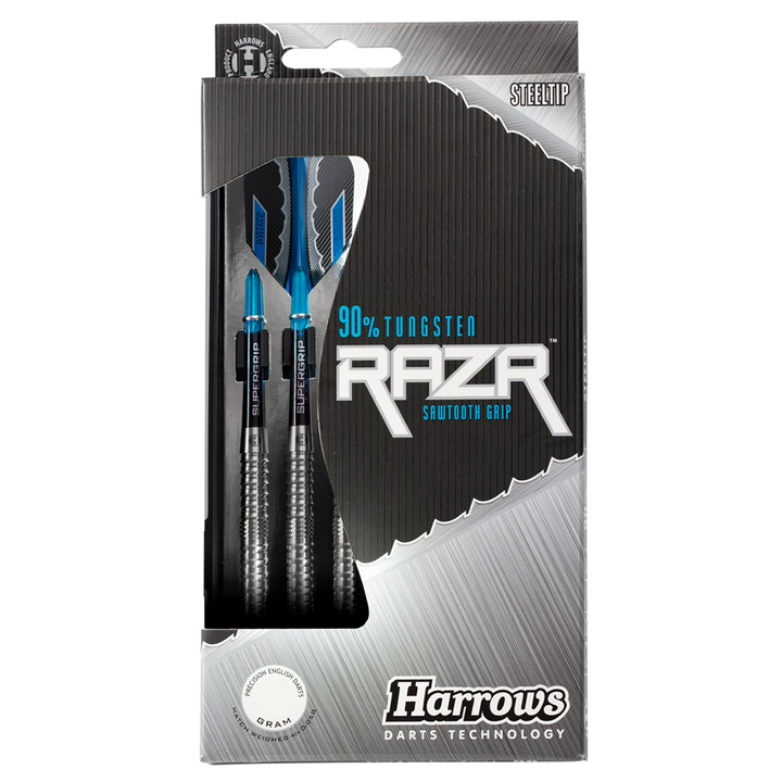 Harrows Razr Straight 90% Tungsten Steel Tip Darts