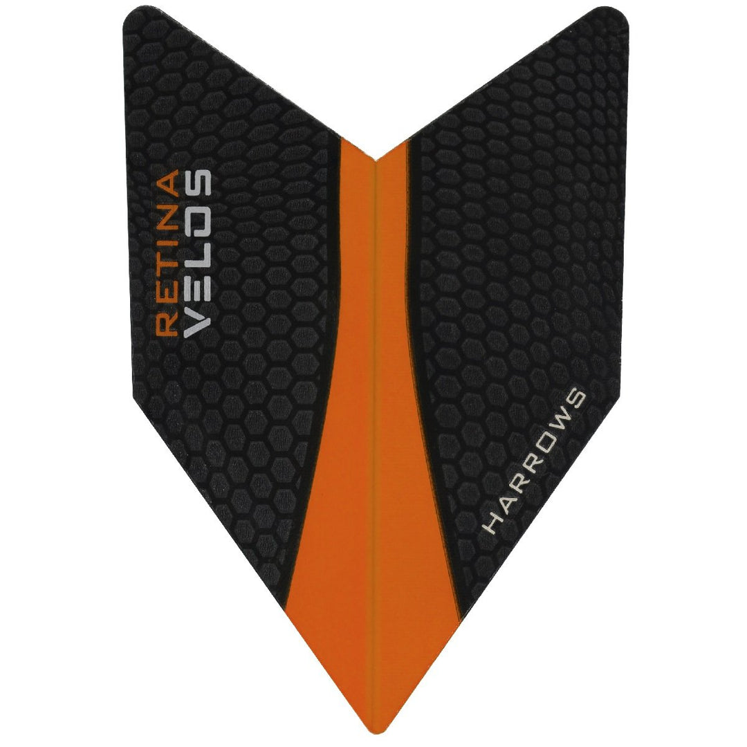 Harrows Velos Retina Orange Dart Flights