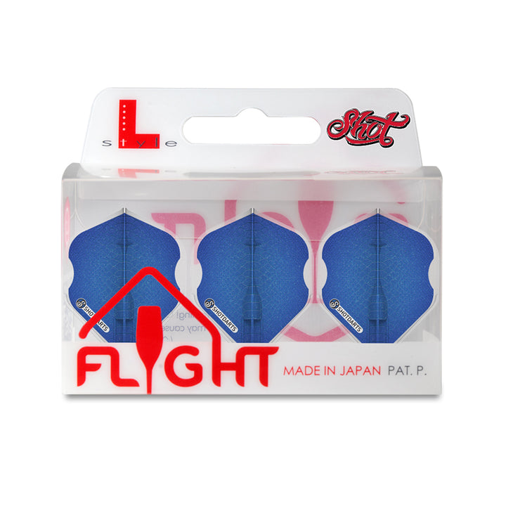 L-Style EZ L1 Americana Gator Dart Flights Blue by Shot