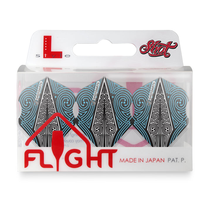 L-Style EZ L1 Odin's Spear Blue Dart Flights by Shot