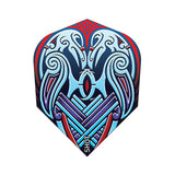 Viking Raven Dart Flight No6 Standard Blue by Shot