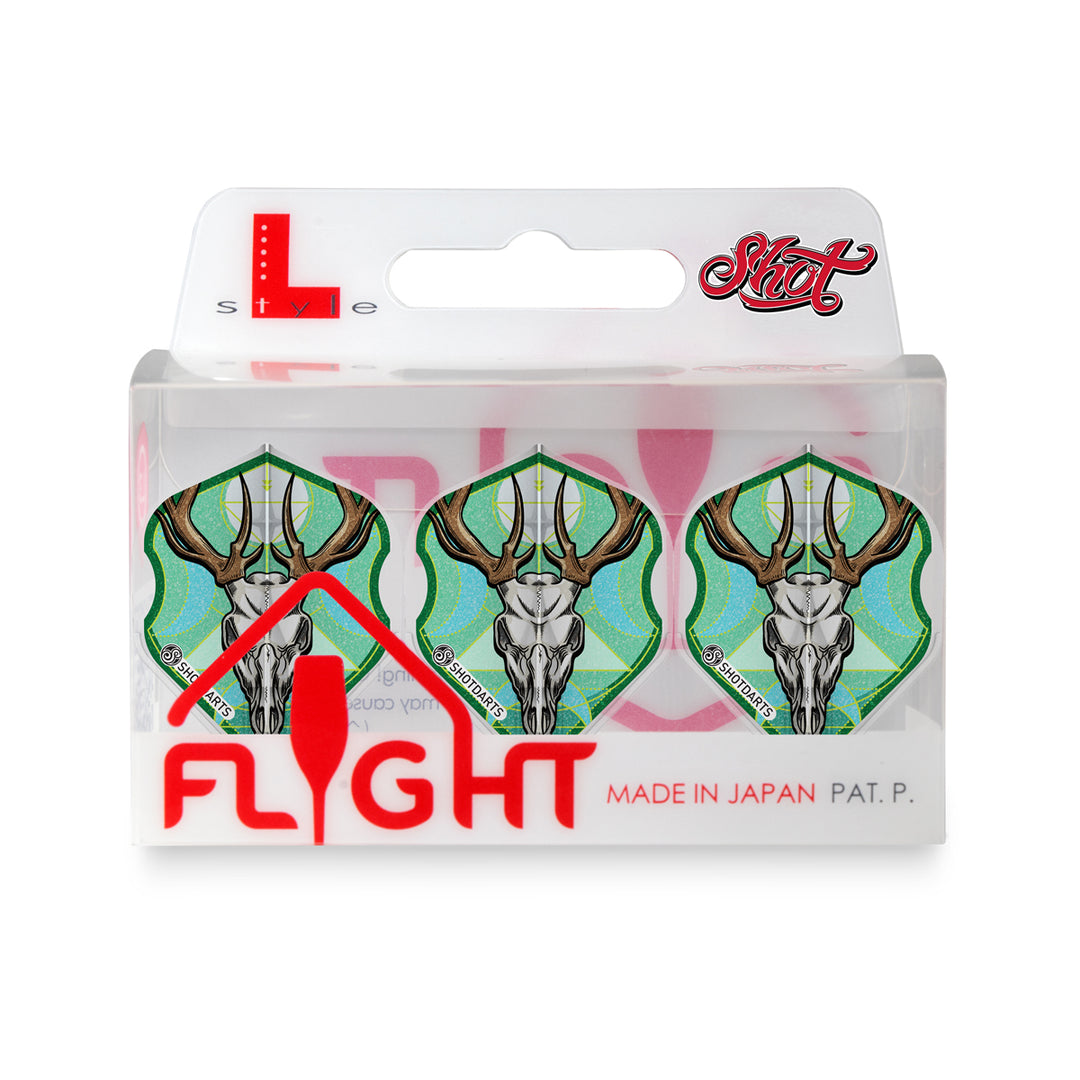 L-Style EZ L1 Celt Stag Dart Flights by Shot