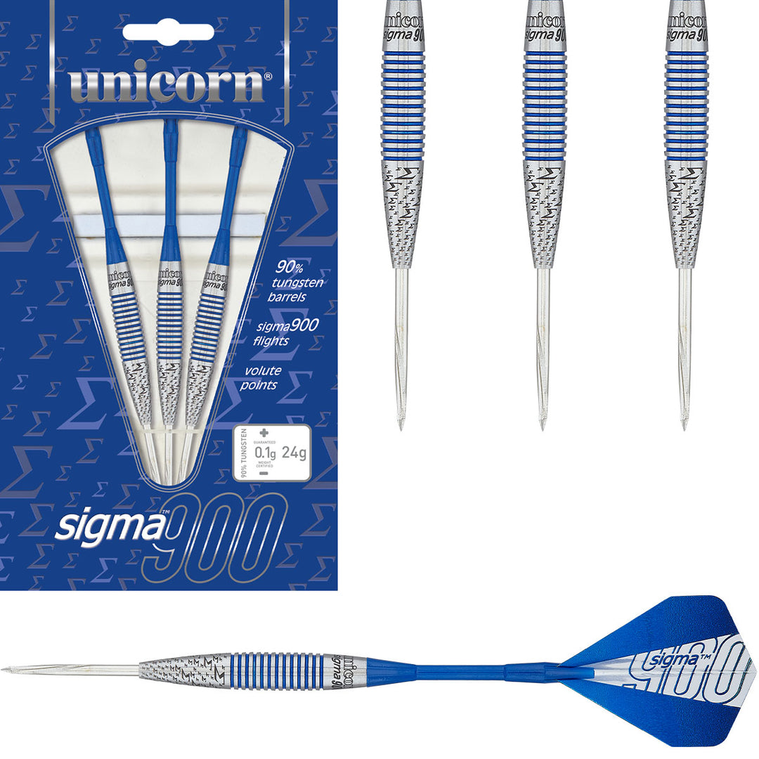 Sigma 900 - 90% Tungsten Steel Tip Darts by Unicorn