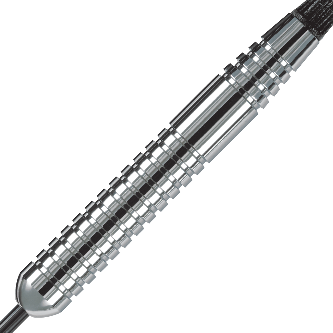 Harrows Silver Arrows Ringed Chromed Brass Steel Tip Darts
