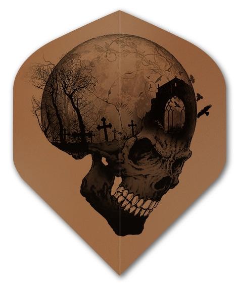 ALCHEMY Headstone Skull 100 Micron Dart Flights