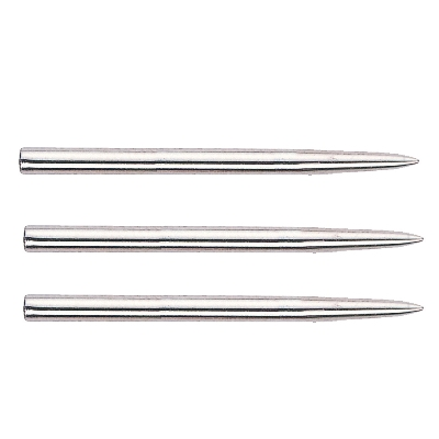 Unicorn Needle Extra Long Plain Grip Silver Replacement Dart Points