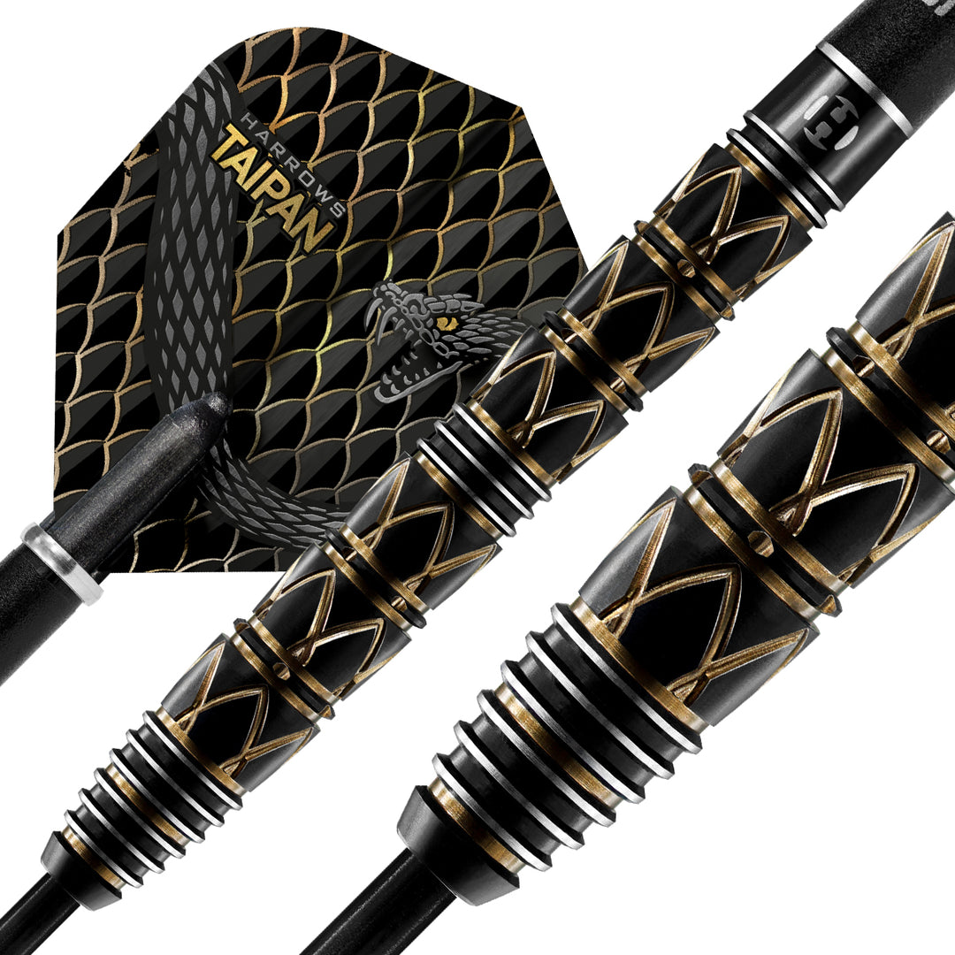 Taipan 90% Tungsten Steel Tip Darts by Harrows