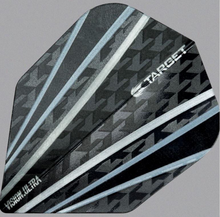 Pro 100 Vision Ultra Clear Black 4 Sail  Dart Flights 