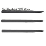 Unicorn Plain Grip Black Replacement Dart Points