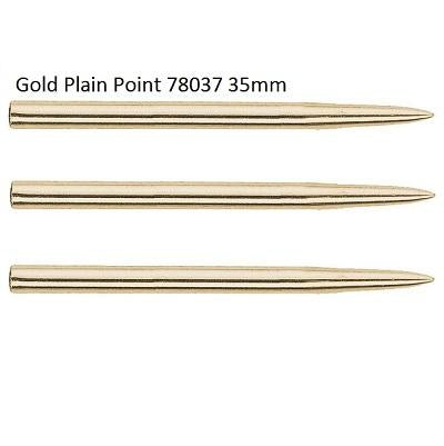 Unicorn Plain Grip Gold Replacement Dart Points