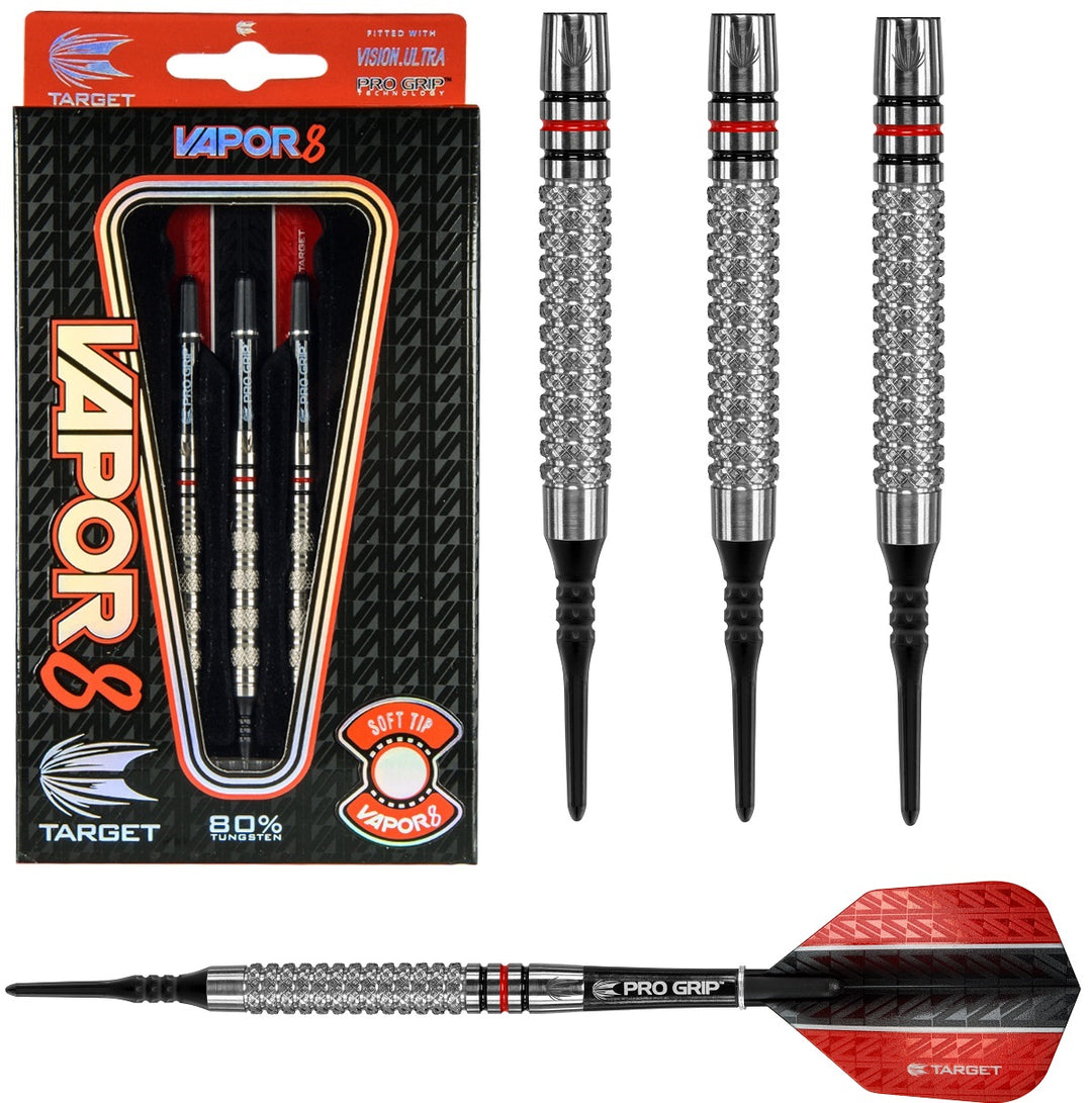 Vapor 8 Tungsten Soft Tip Darts by Target - Vapor8