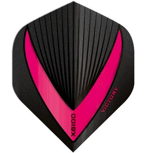 100 Sets Victory Darts XS100 Vista-R Pink Extra Strong Dart Flights
