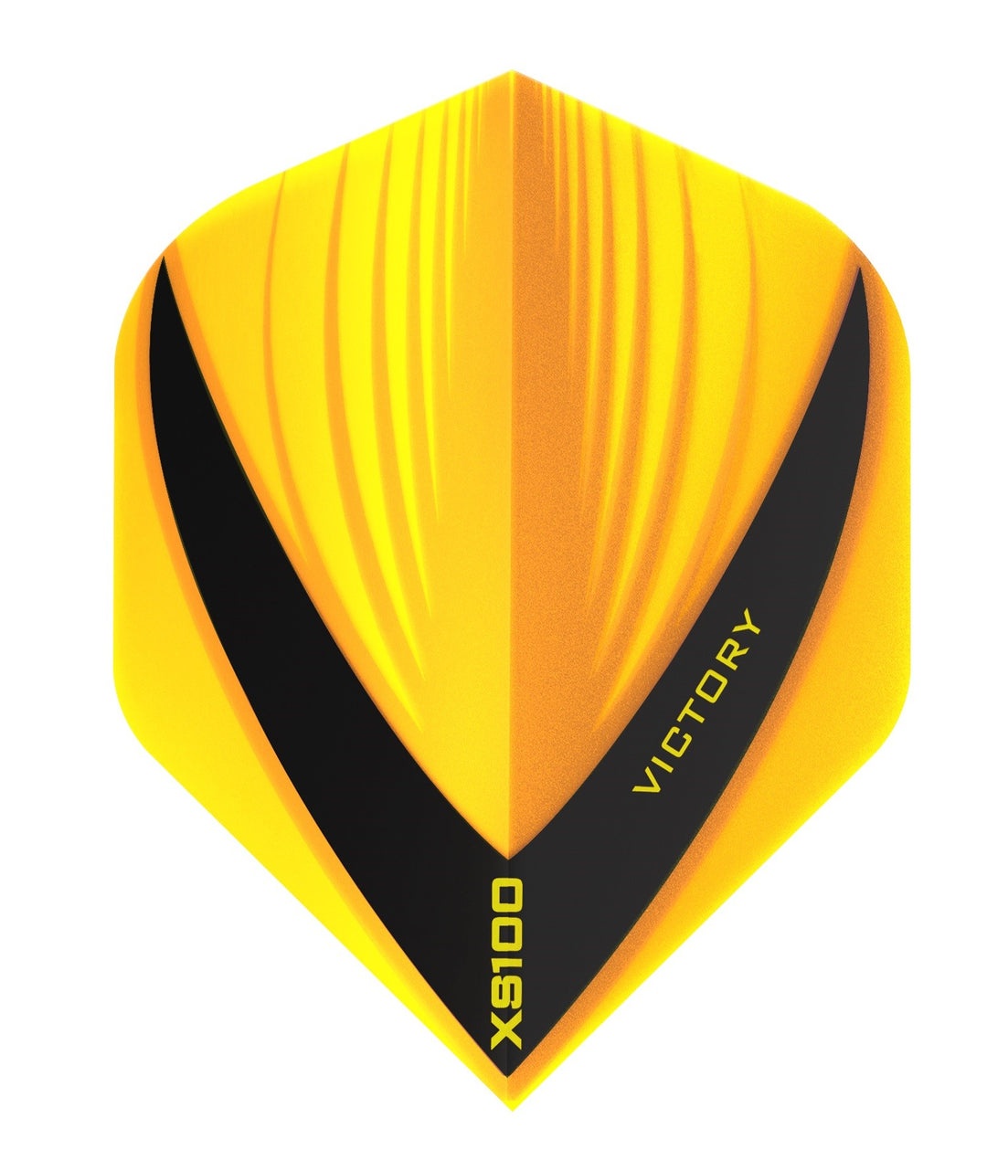 100 Sets Victory Darts XS100 Vista Yellow Extra Strong Dart Flights