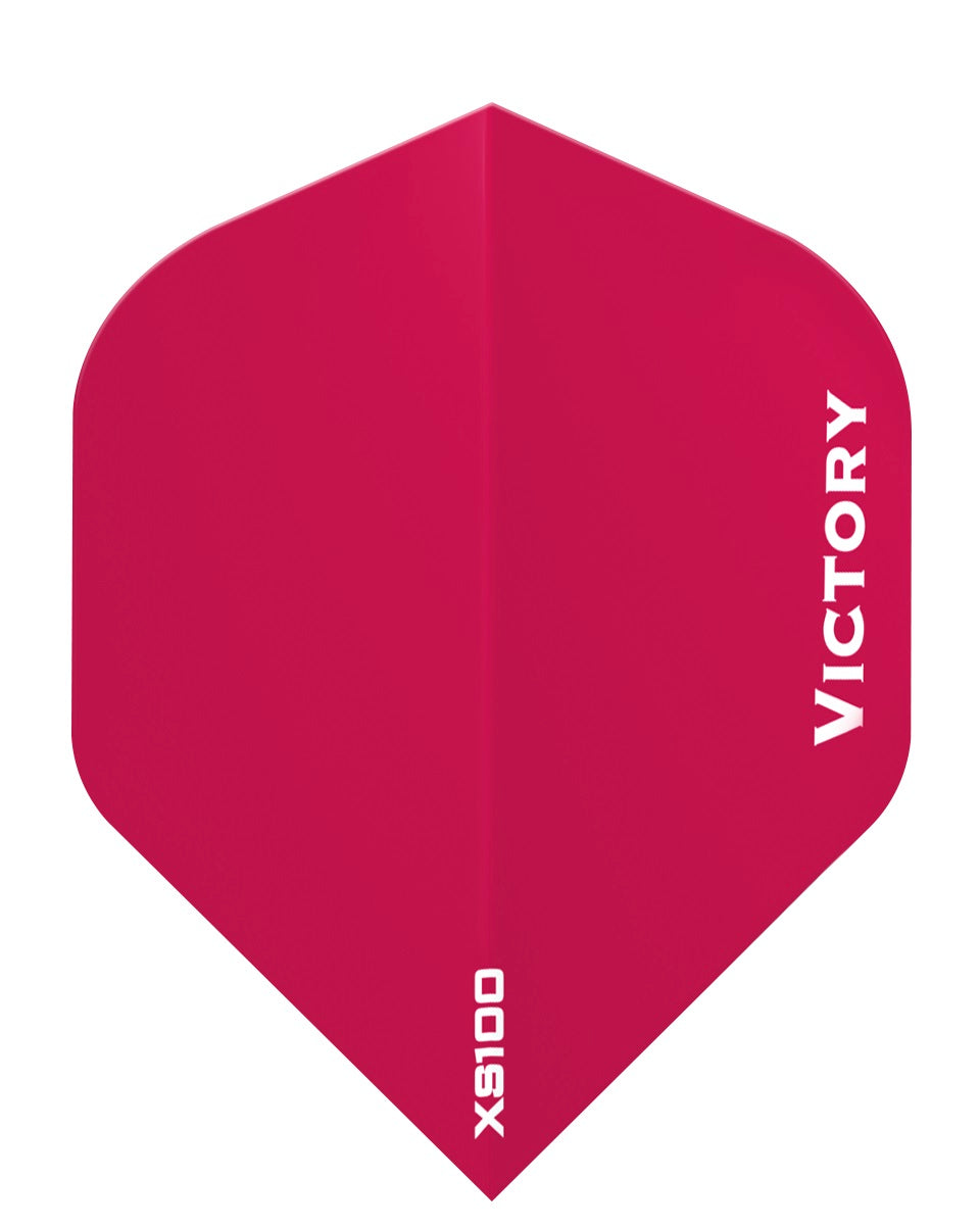 100 Sets Victory Darts XS100 Colours Dark Pink Extra Strong Dart Flights