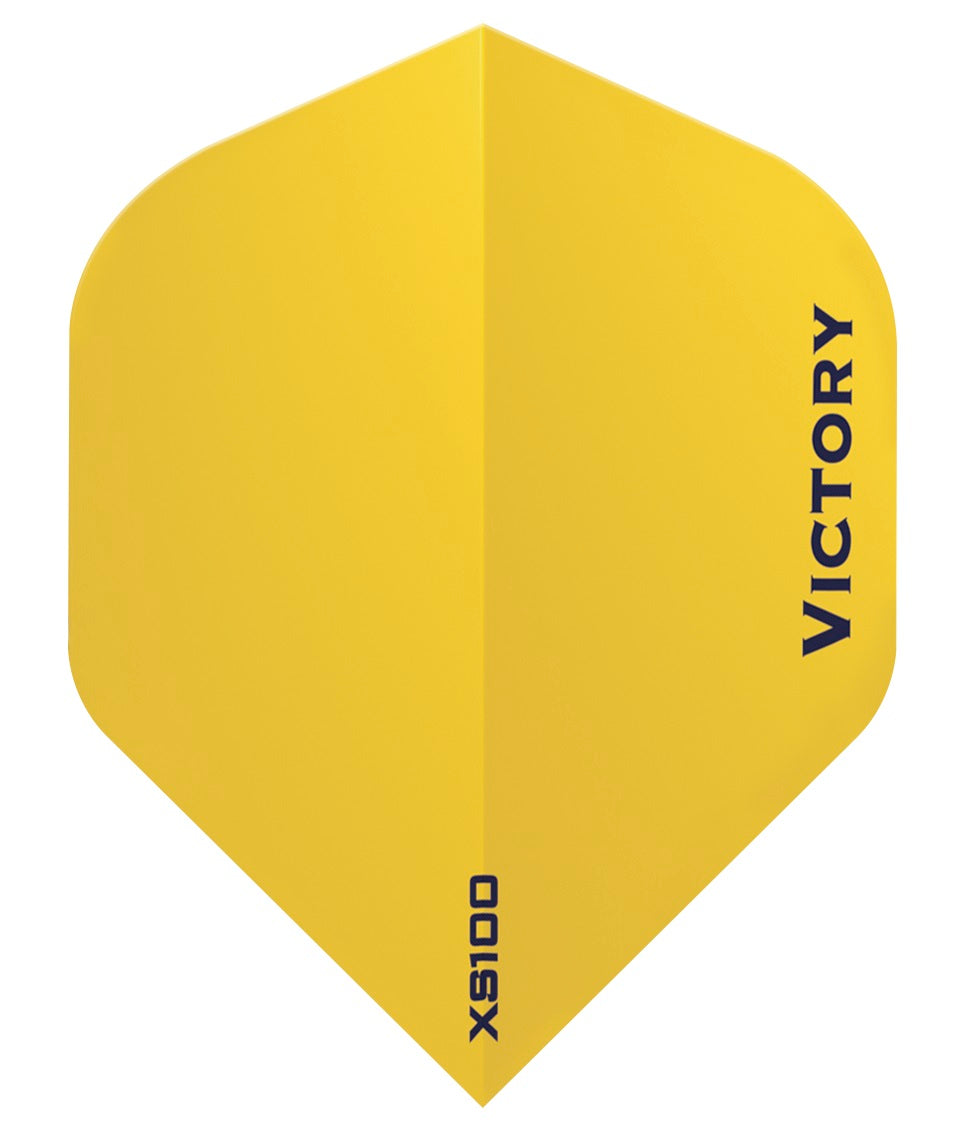 Victory Darts XS100 Colours Yellow Extra Strong Dart Flights