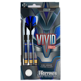 Harrows Vivid Blue Brass Steel Tip Darts