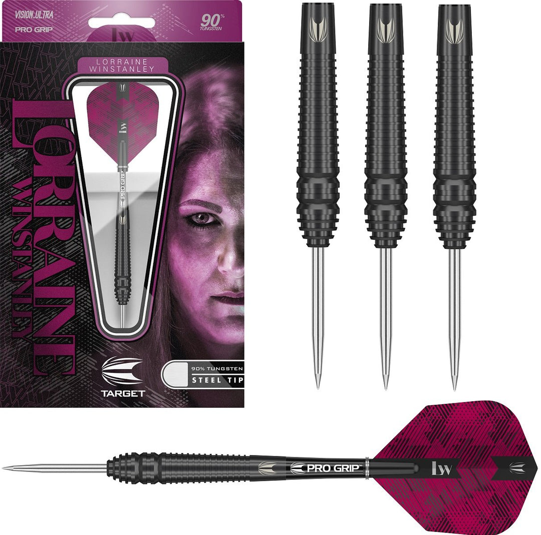 Lorraine Winstanley 90% Tungsten Steel Tip Darts by Target