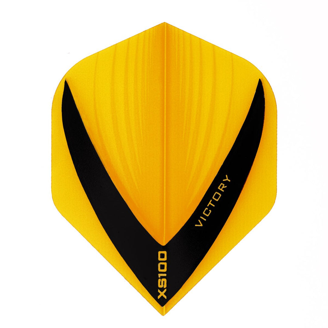 Victory Darts XS100 Vista Yellow Extra Strong Dart Flights