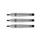 Mario Vandenbogaerde 80 Percent Tungsten Steel Tip Darts close up image showing detailed grip patterns, machining, coating, and precision craftsmanship